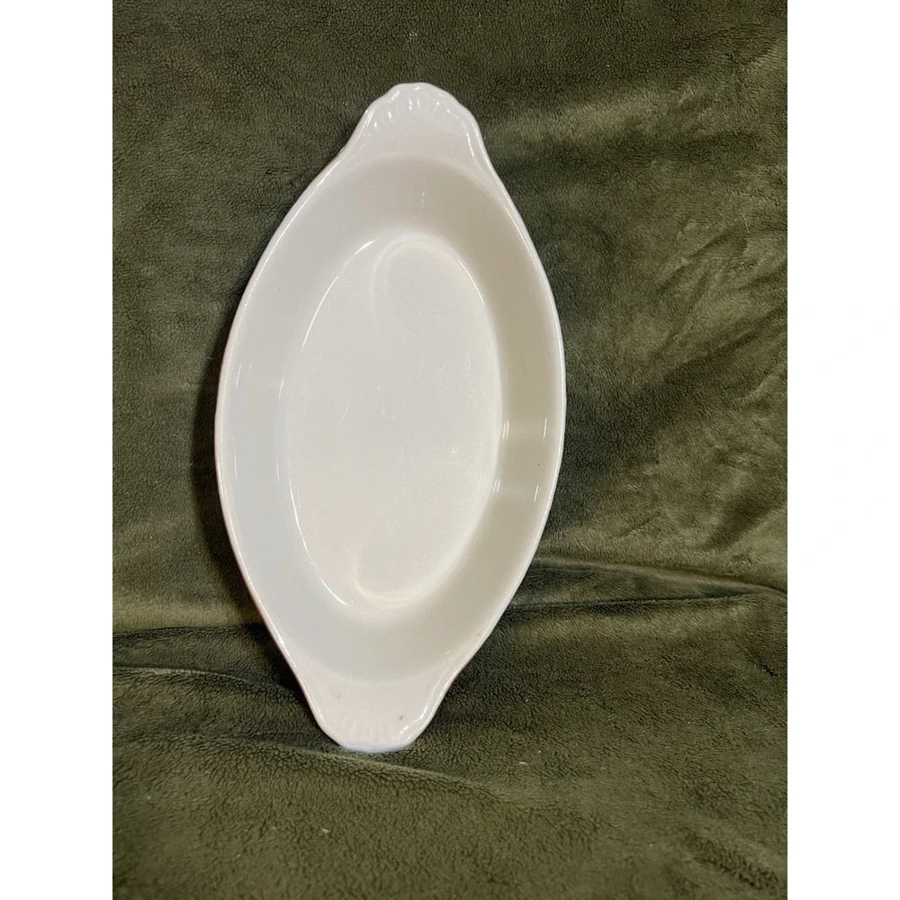 Vtg Hall Oval Brown Baking Dish # 529  Made in USA‎ preowned (1923)